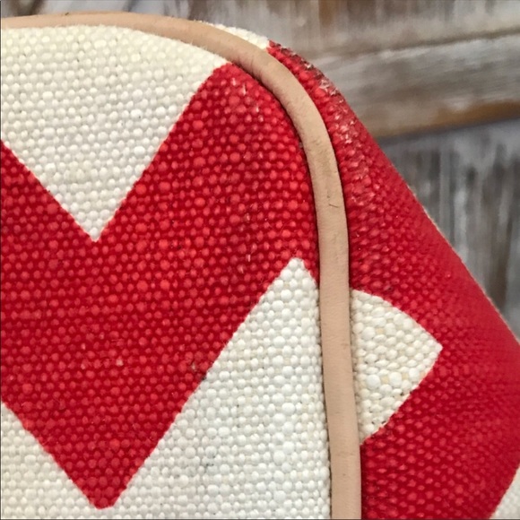 KATE SPADE red chevron handbag - Picture 13 of 16